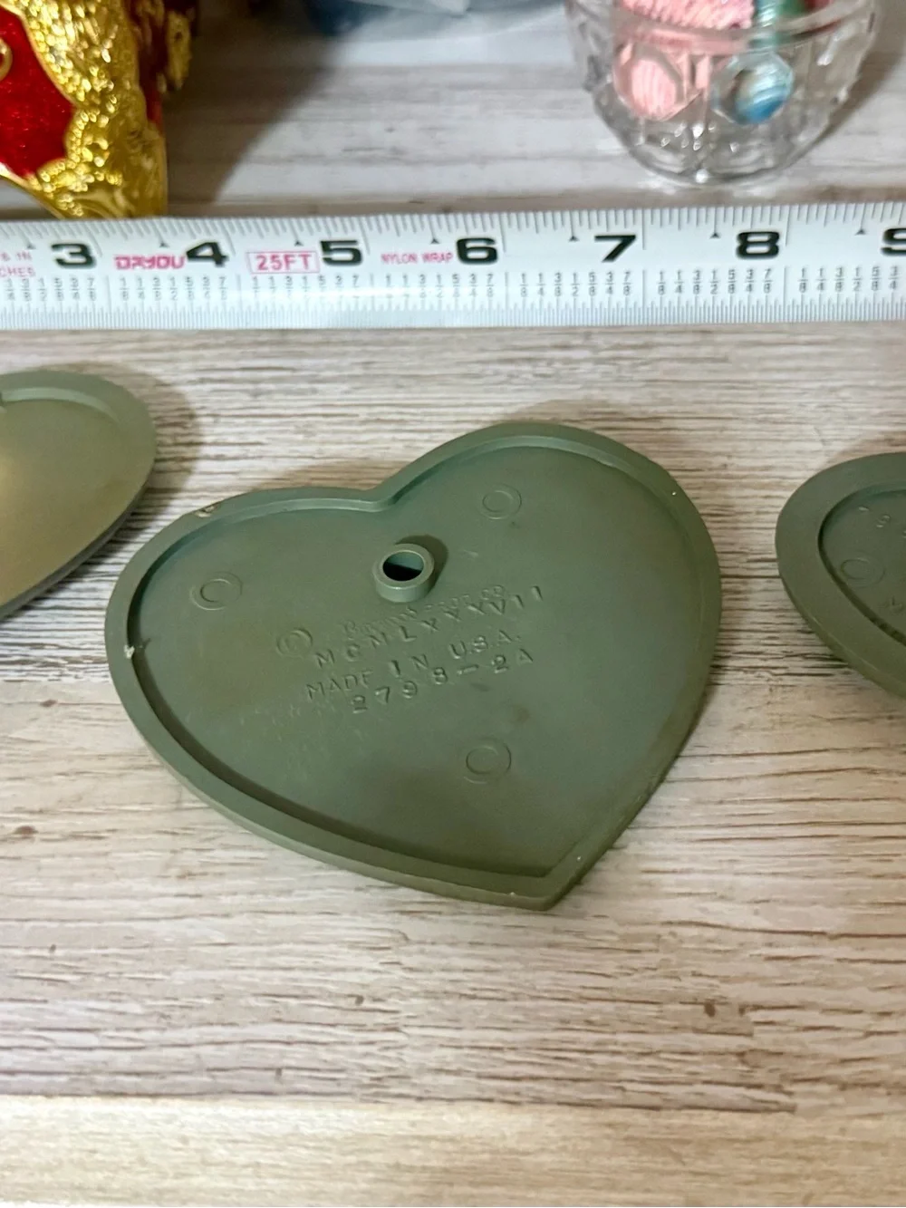 Vintage Home Interior Set of 3 Burwood Hearts